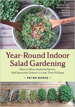 Year-Round Indoor Salad Gardening: How To Grow Nutrient-Dense, Soil-Sprouted Greens in Less Than 10 Days